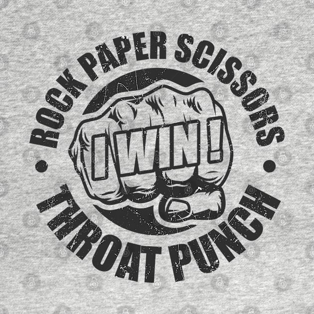 Rock paper scissors Throat Punch by Design Malang